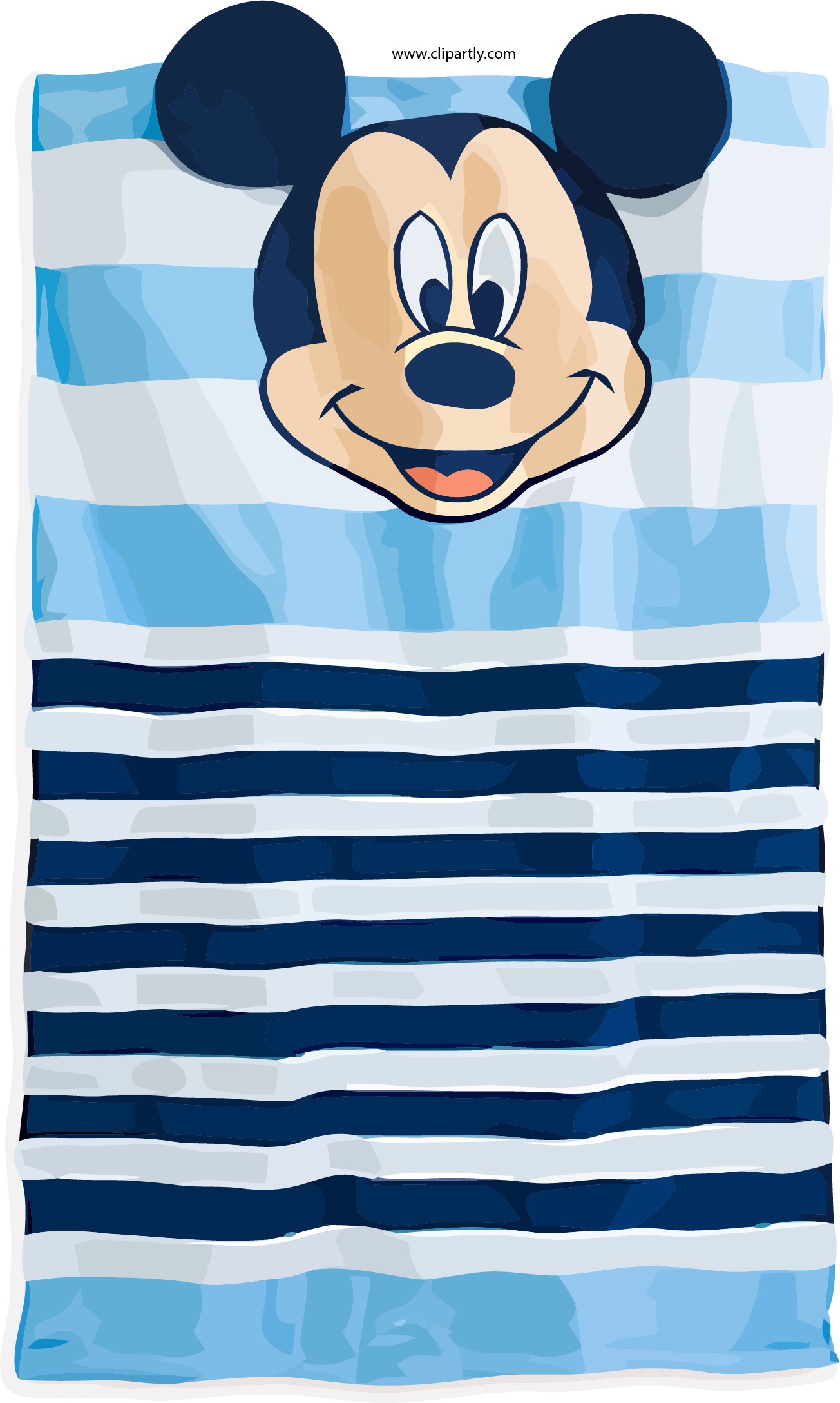 Mickey Blanket Picture Clipart Png - Portable Network Graphics (1304x2176), Png Download