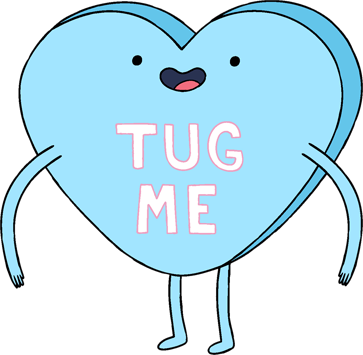 Candy Heart - Adventure Time Heart Png (363x355), Png Download