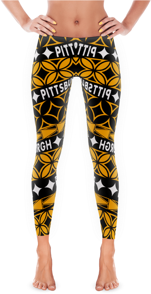 Pittsburgh Steelers Legging - Nfl Legging (1000x1000), Png Download