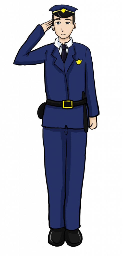 Cartoon Policeman Character Policemanpng Arrest Fundamentals - Policeman Clipart (492x1024), Png Download