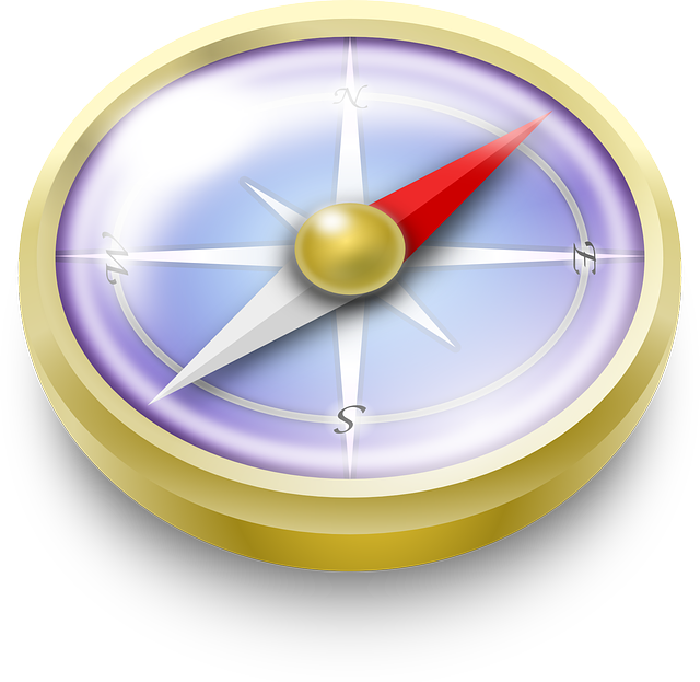 Navigation, Compass, Direction, Geography, Compass - Compass Clipart (640x623), Png Download