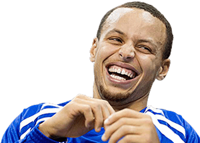 Stephen Curry Laughing - Steph Curry Face Png (400x400), Png Download