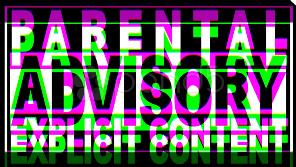 Vector Download Ftestickers Parental Tumblr - Custom Parental Advisory Png (1024x1024), Png Download