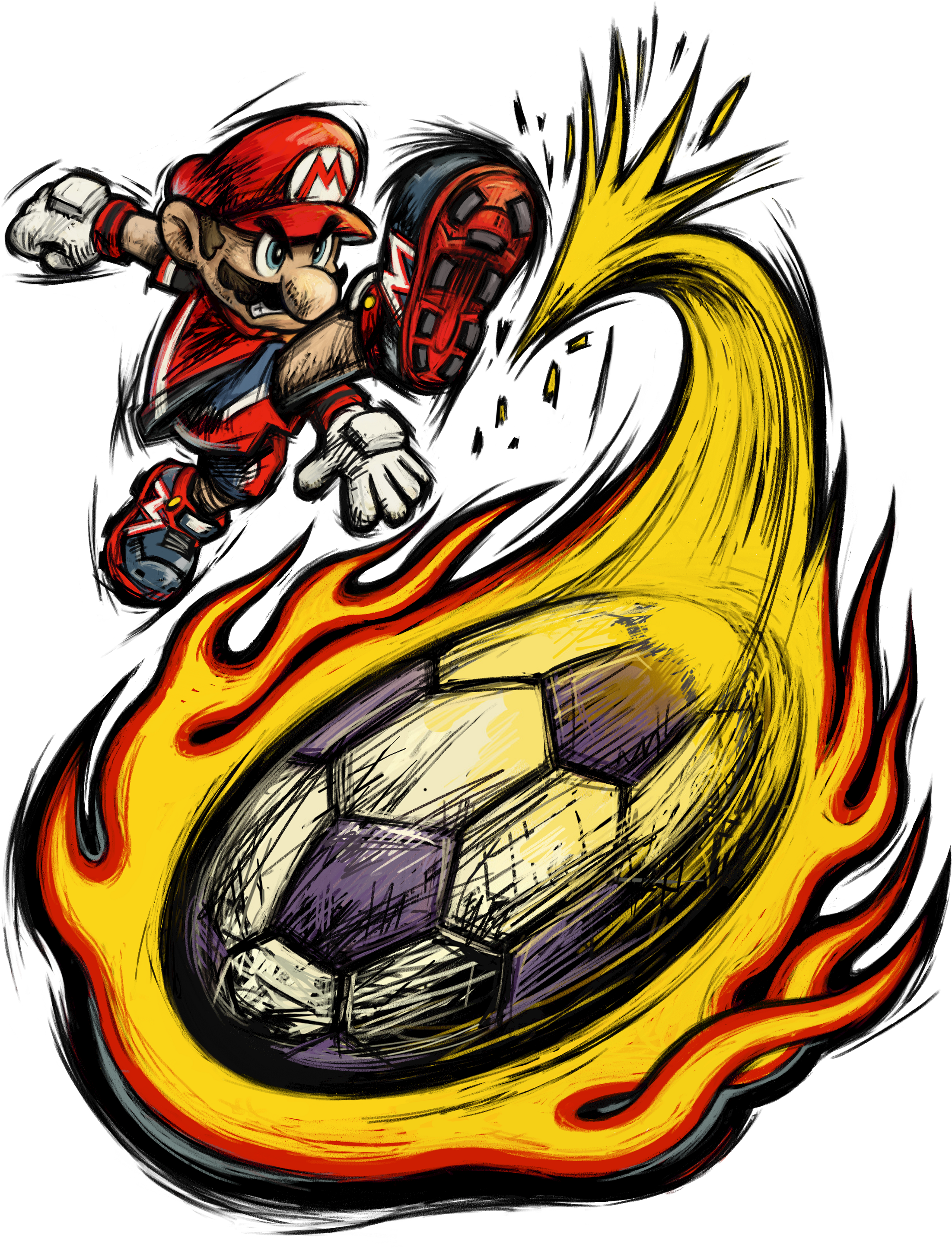 Mario Strikers Charged Super Mario Strikers, How To - Nintendo Mario Strikers Charged (2202x2916), Png Download