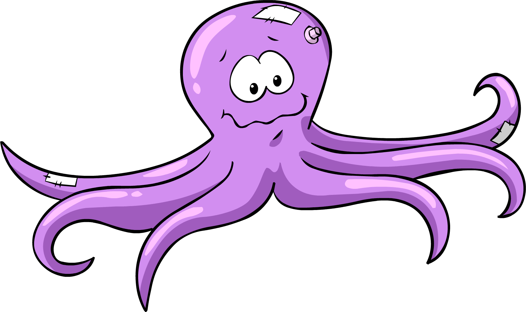 Octi The Octopus - Clip Art (1740x1031), Png Download
