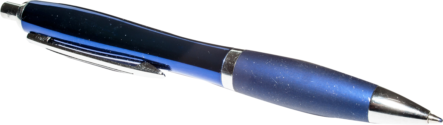 Blue Pen Png - Pen Png Transparent (1544x525), Png Download