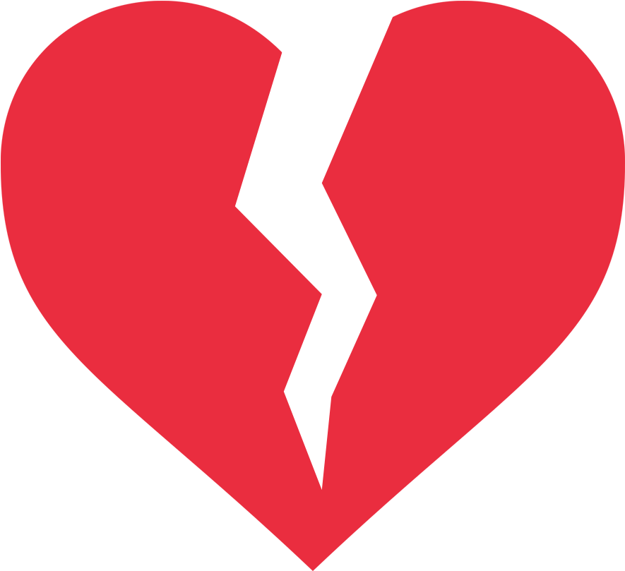Download Broken Heart Photo Pic - Broken Heart Icon Png PNG Image with No  Background 