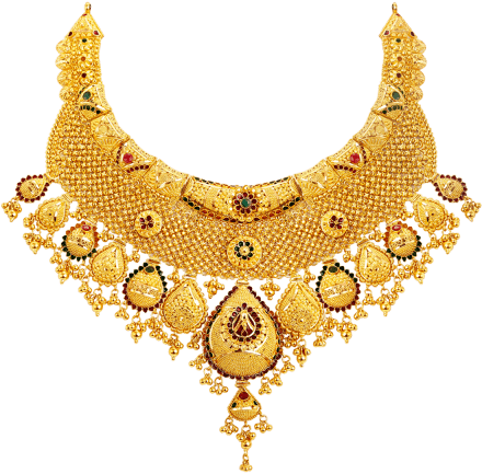 Download Gold Necklace Png - Kolkata Design Gold Jewellery PNG Image ...