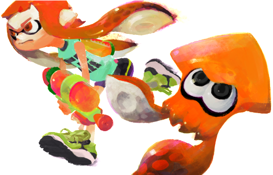 Splatoon Will Not Feature Voice Chat, Nintendo Still - Splatoon Spline Shooter Orange Water Gun (660x350), Png Download