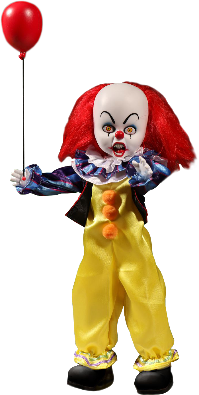 Living - Pennywise Living Dead Doll (699x1386), Png Download