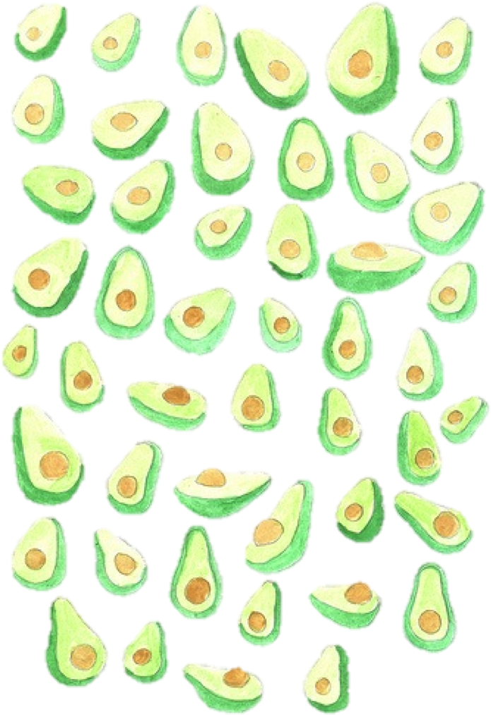 Avo On Repeat - We Heart It Avocado (730x1042), Png Download