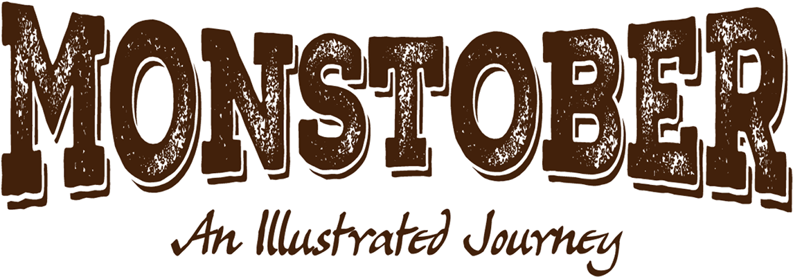 Some Of The Illustrations I Did For The Monstober Art - Illustration (1400x508), Png Download