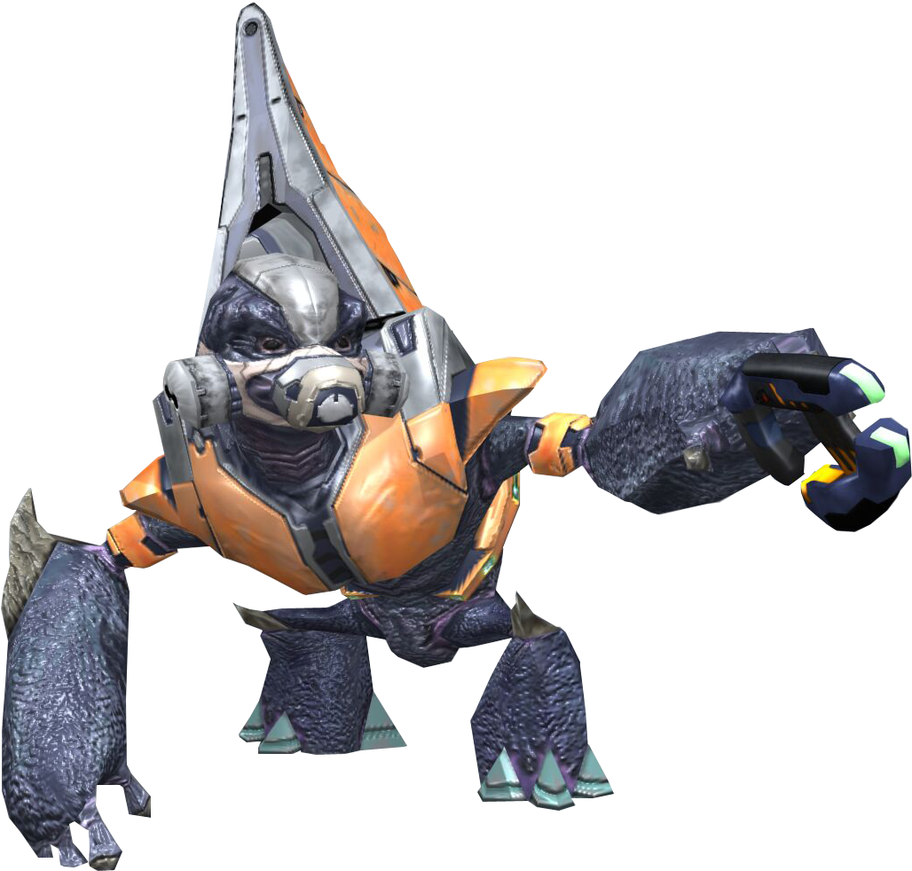 Halo - Halo 2 Grunt (1132x1072), Png Download