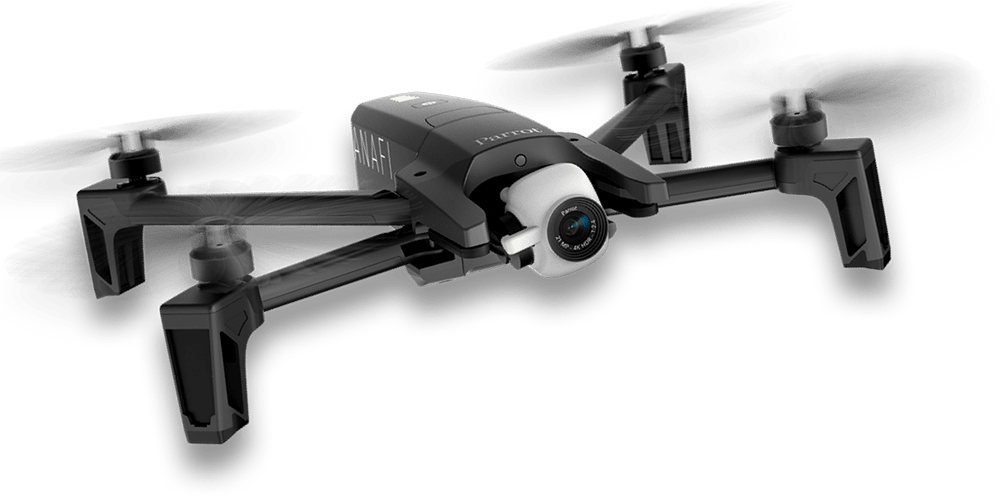 Parrot's Anafi Is A Slickly Packaged Folding Drone - Parrot Anafi Drone Price (1000x495), Png Download