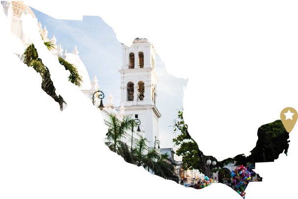 Boasts Stylish Beach Clubs, Great Vacation Accommodations, - Mexico Flag (650x457), Png Download