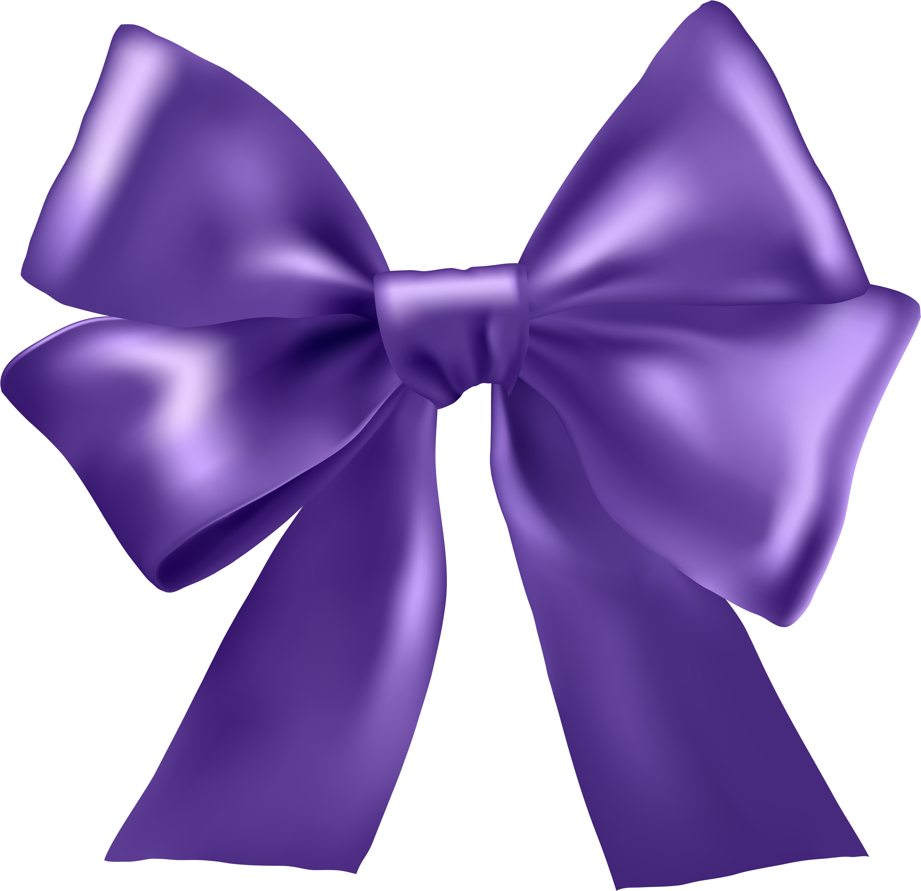 Lavender Ribbon Png (3000x2902), Png Download
