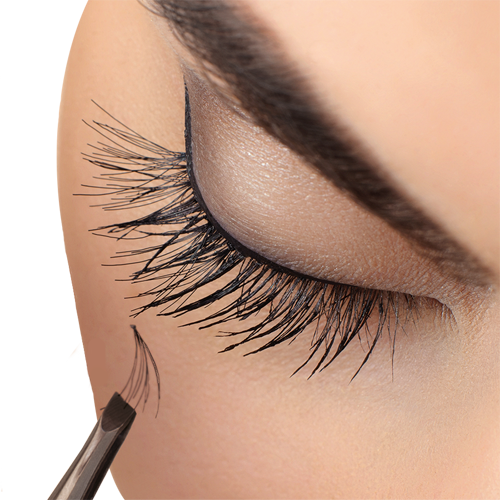 Everything You Need To Know About False Eyelashes (500x500), Png Download