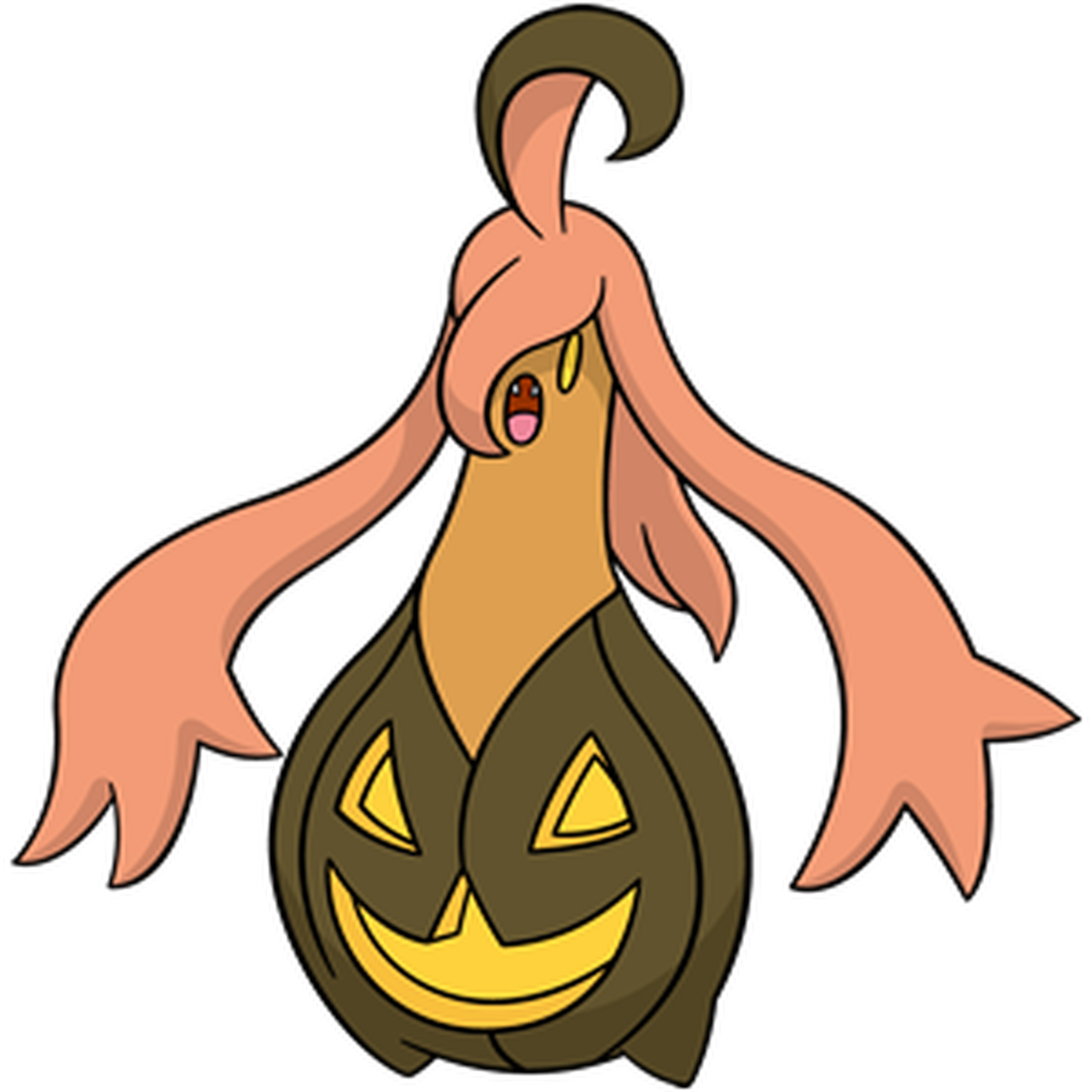 Photo 76 Of 83, Pokémon Picture Black And White - Gourgeist Pokemon (1280x1280), Png Download