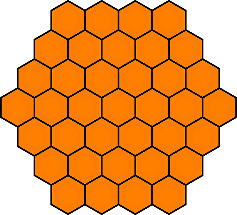 Svg Freeuse Download Honeycomb Graphics Group With - Honeycomb Art (793x720), Png Download