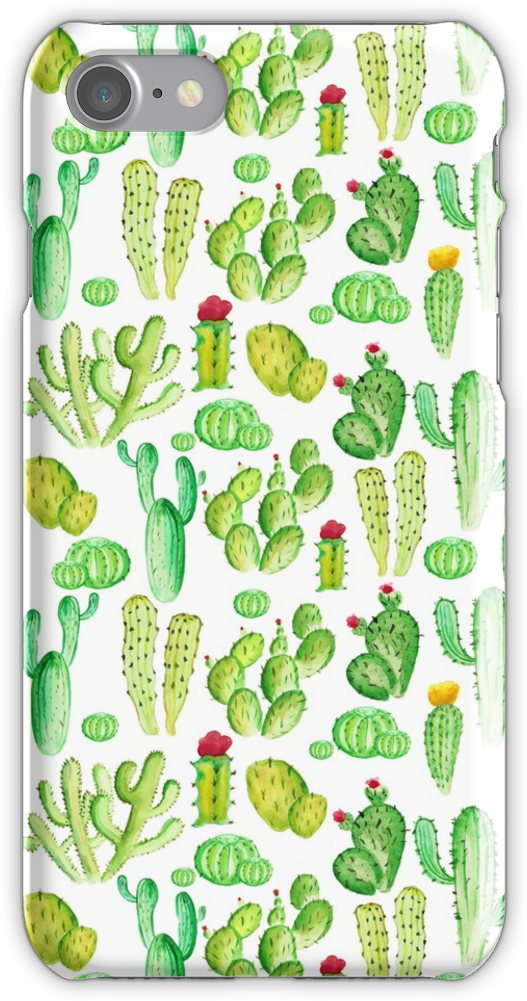 Watercolor Cactus Iphone 7 Snap Case - Prickley Yet Pretty... Tote Bag (750x1000), Png Download