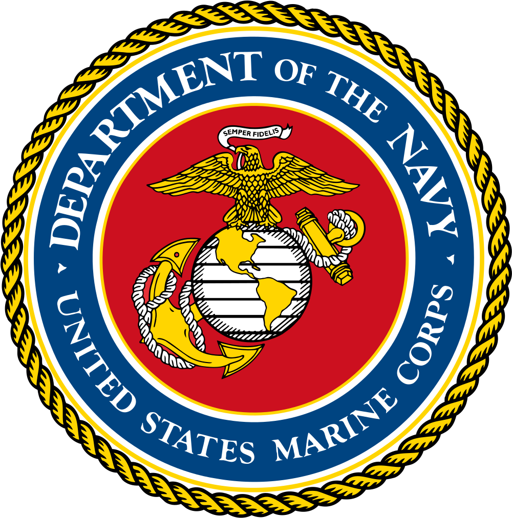 Cowboy - United States Marine Corps Seal (432x437), Png Download