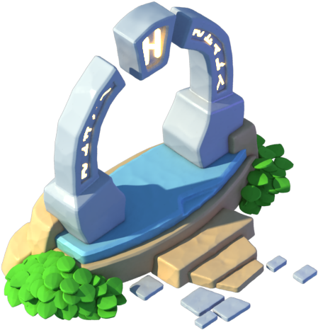 Ancient Portal - Portable Network Graphics (453x486), Png Download