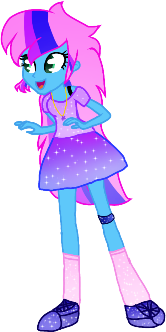 Mlp Eg Crystal Galaxy Sparkle By Crystalgalaxysparke - Drawing (670x1191), Png Download