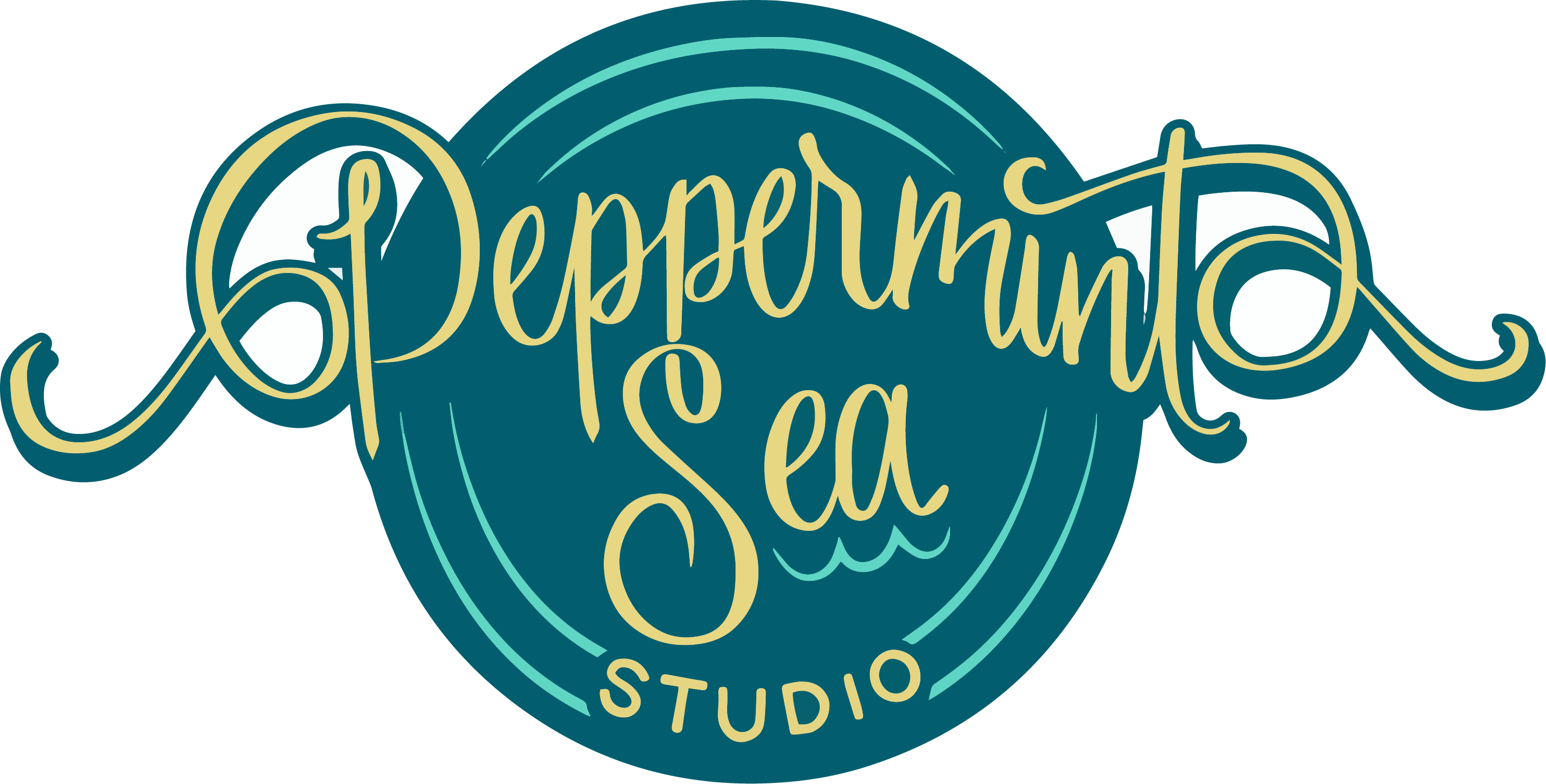 Peppermint Sea Studio (2968x1505), Png Download
