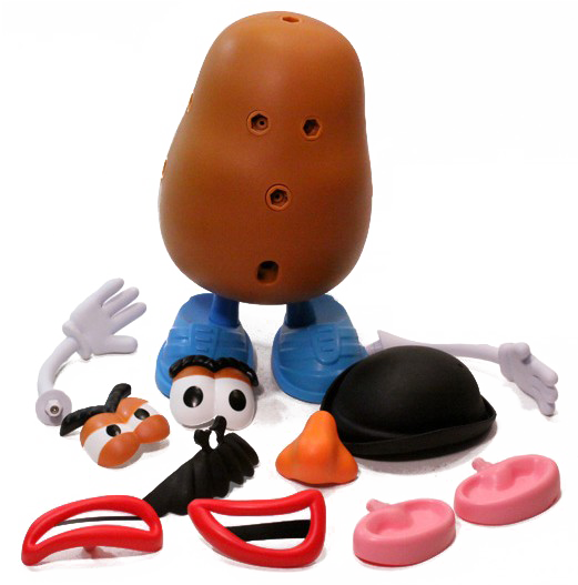 Mr Potato Head Transparent Image - 1 Corinthians 12 12 27 (521x527), Png Download
