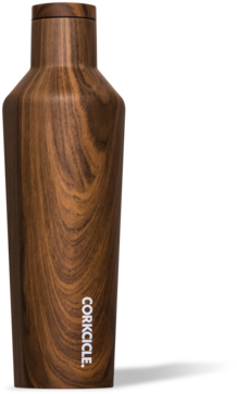 16oz Walnut Wood Canteen - Corkcicle Canteen (480x480), Png Download