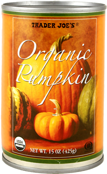 Organic Canned Pumpkin - Trader Joe's Organic Pumpkin (500x350), Png Download