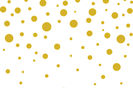 Gold Glitter Design Png - Gold Polka Dots Png (450x300), Png Download