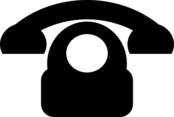 Black Phone Icon Svg Clip Arts 600 X 405 Px (600x405), Png Download