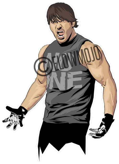 Boozy Mojo On Twitter - Wwe Wrestling Dean Ambrose & Seth Rollins (599x796), Png Download