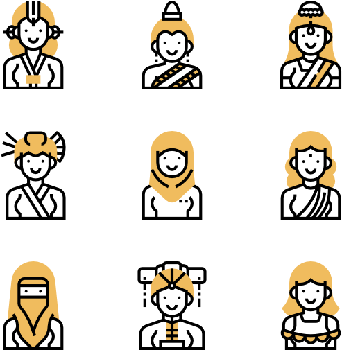 National Costume - Folk Costume (600x564), Png Download
