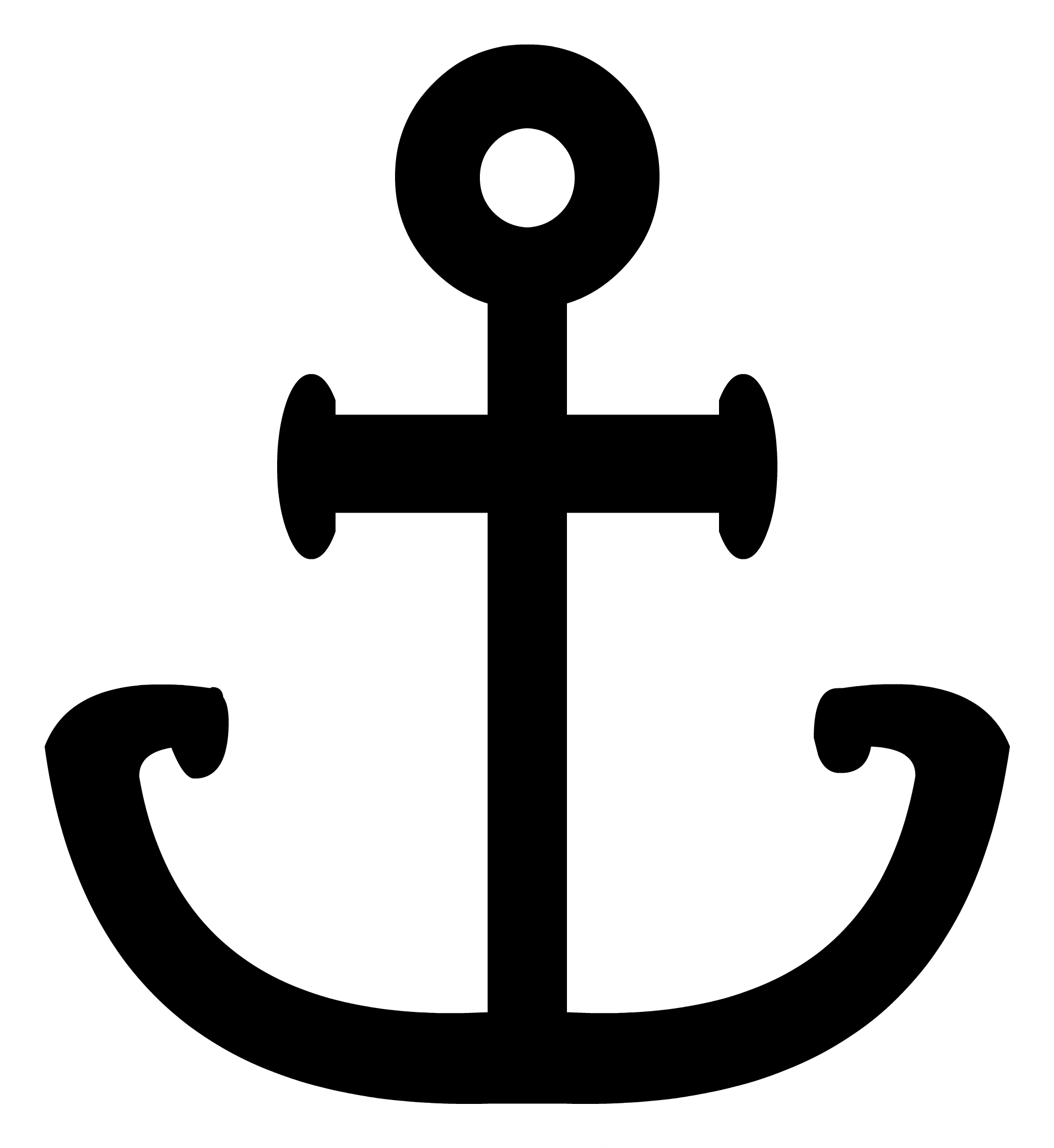 Anchor Pin - Png - Club Penguin Pins (1913x2083), Png Download
