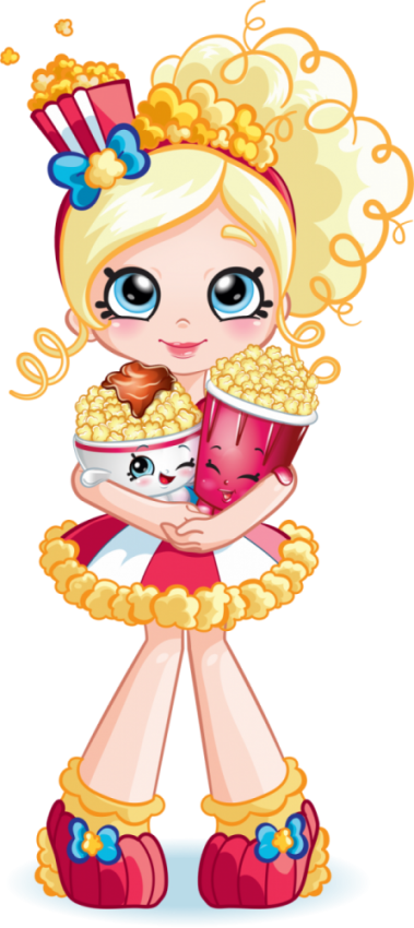 Shopkins - Shopkins Shoppies Press Out & Play Activity Book (379x850), Png Download