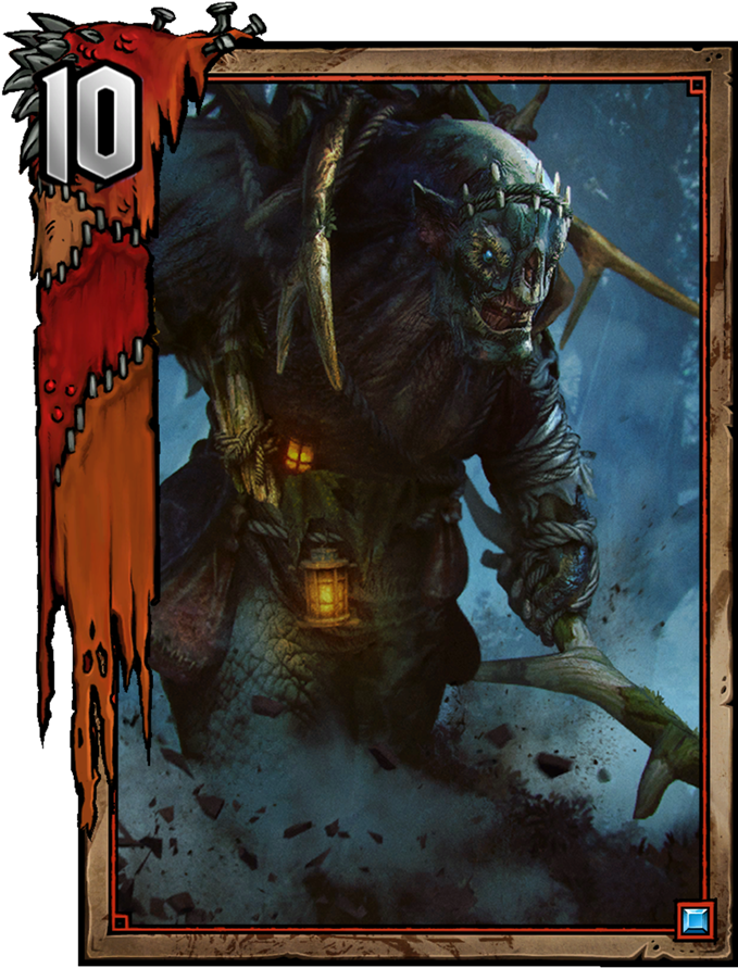 Bridge Troll - Bridge Troll Gwent (775x1048), Png Download