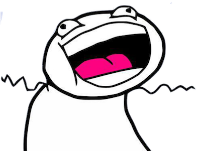 Generate Memes With Rage Faces And Text Messages Sticker-3 - Caras De Memes Sin Fondo (400x346), Png Download
