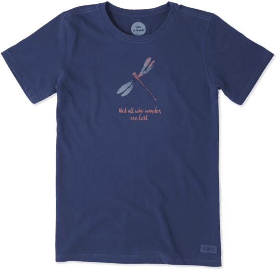 Life Is Good Women's Watercolor Trees Crusher T-shirt - Man T Shirt Short Sleeve (570x570), Png Download