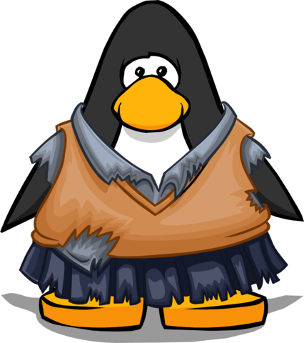 Ghoul Dress Pc - Club Penguin (426x480), Png Download