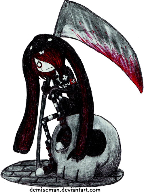 Miss Reckless - Emo Demise Men Art (500x664), Png Download