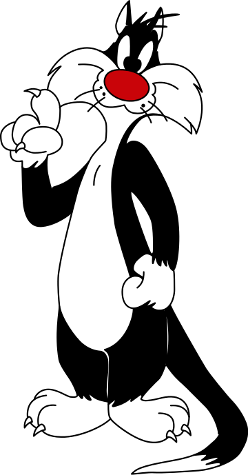 Cat From Looney Tunes (360x689), Png Download