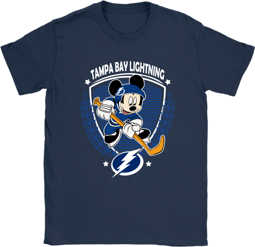 Nhl Hockey Mickey Mouse Team Tampa Bay Lightning Shirts - Tampa Bay Lightning New Jerseys (1024x1024), Png Download