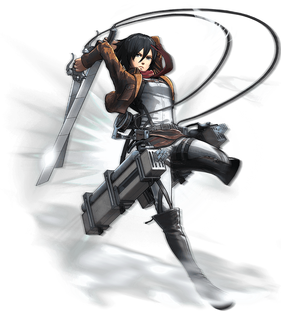 View Fullsize Mikasa Ackerman Image - Attack On Titan Game Art (1000x1000), Png Download