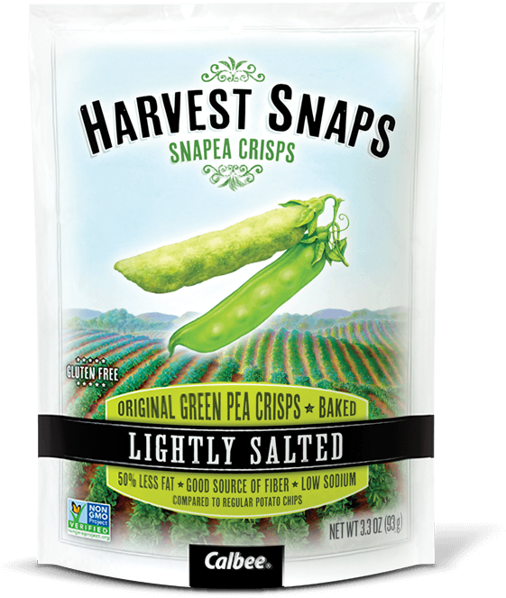 Harvest Snaps Better For You Snacks - Harvest Snaps Lentil Bean Crisps (768x768), Png Download