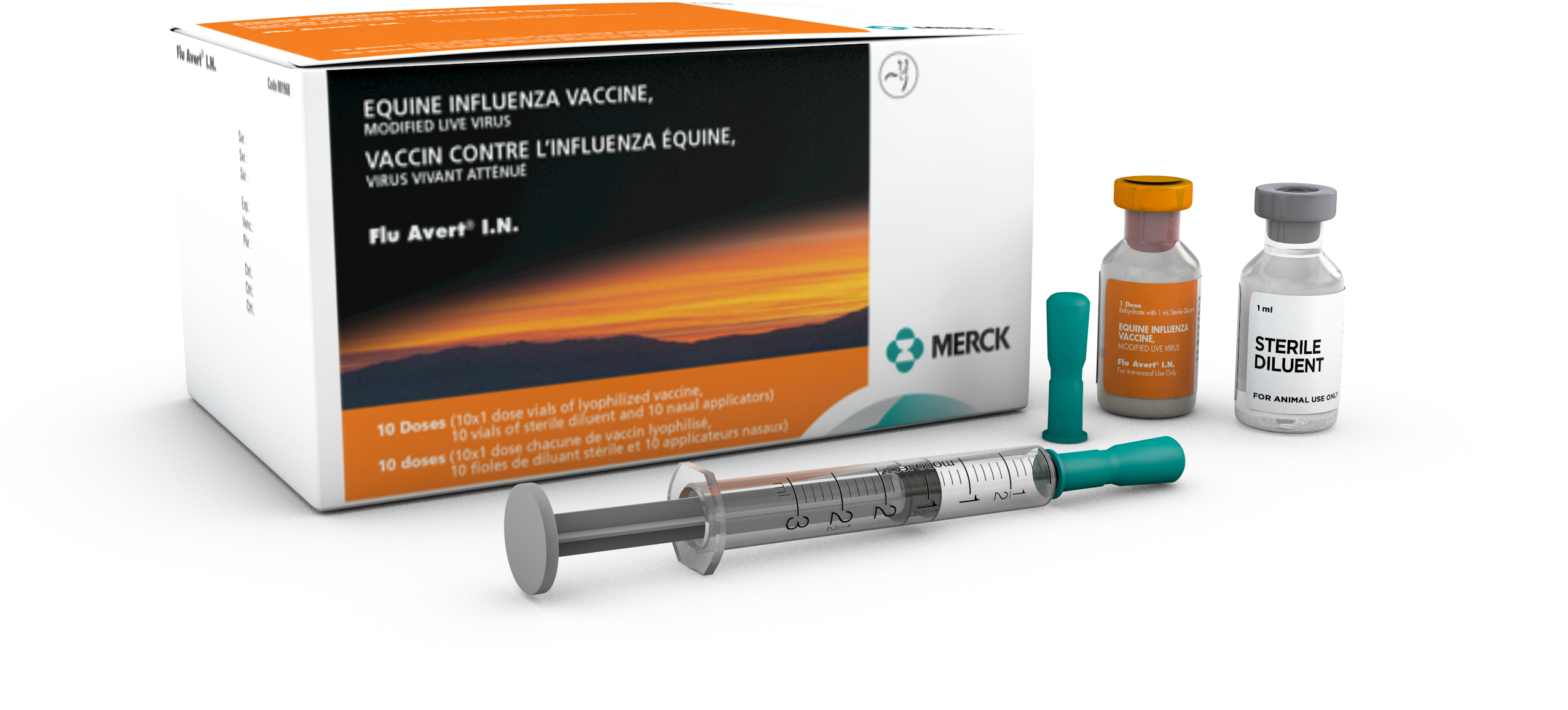 You Have Javascript Disabled - Flu Avert I.n. (flu) Equine Vaccine By Merck 10 X 1 (2550x1434), Png Download
