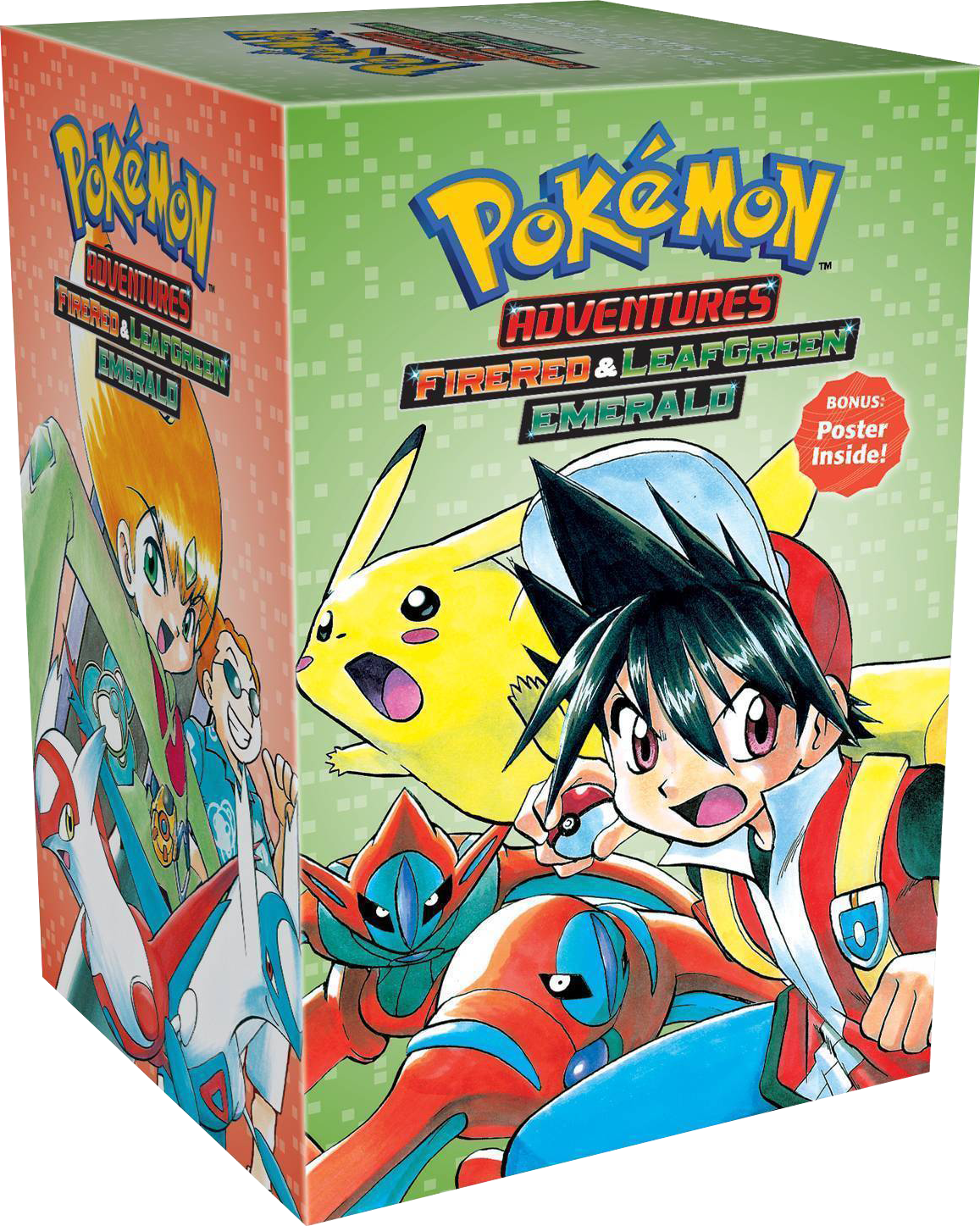 Pokemon Adventures Firered And Leafgreen Emerald Collection - Pokemon Adventures Fire Red & Leaf Green / Emerald (1157x1447), Png Download