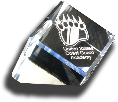 22 0103 Coast Guard Academy Bear Paw Logo Paperweight - Paperweight (480x480), Png Download