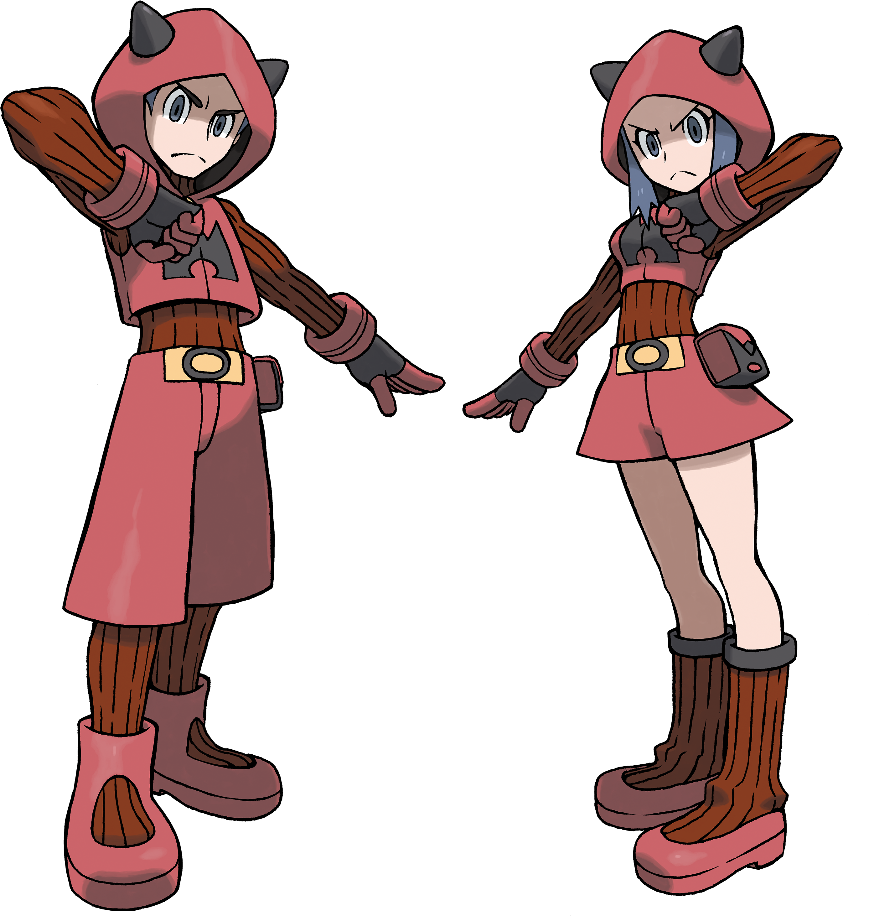 Female Team Magma Grunt (1178x1280), Png Download